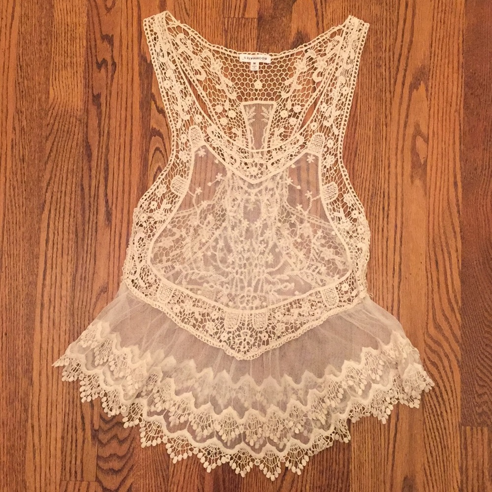 Crochet Tank | Mesh Tank | BOHO top